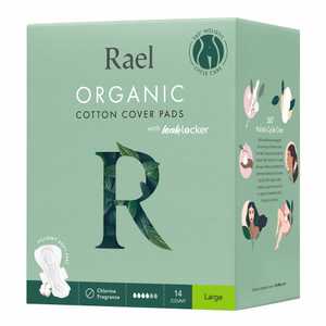 Rael Organic Cotton Pads - Large -14ct