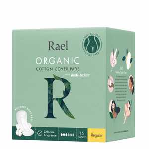 Rael Organic Cotton Pads - Regular -16ct